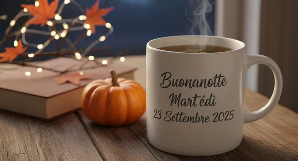 Immagine di copertina per: Buonanotte martedì 23 settembre 2025: frasi e immagini