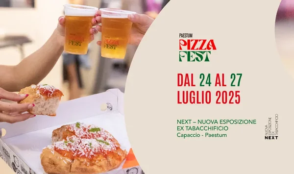 Immagine di copertina per: Paestum Pizza Fest 2025: 4 Giorni di Gusto e Tradizione tra i Templi Greci