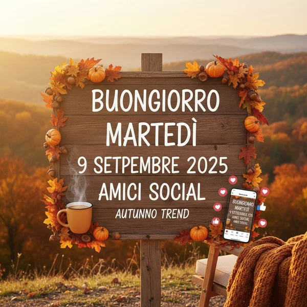 Immagine di copertina per: Immagini Buongiorno e Frasi 9 settembre 2025: auguri social